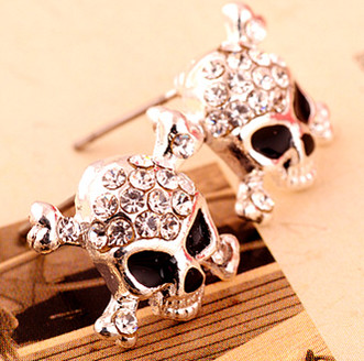 Restore ancient ways skeleton earrings